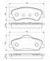 Imagen de PASTILLAS DE FRENO PEUGEOT 301/CITROEN C-ELYSEE/CACTUS